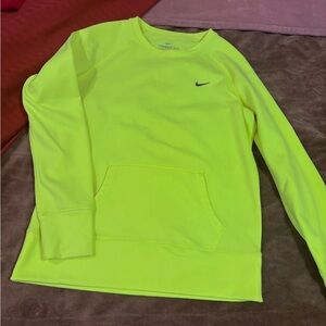 Nike Therma-Fit Lime Green Sweatshirt